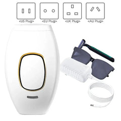 Body Bikini IPL 500,000 Flash Depilator Pulses Permanent Laser Epilator Painless for Women Hair Removal Home Use