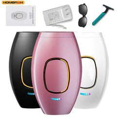 Body Bikini IPL 500,000 Flash Depilator Pulses Permanent Laser Epilator Painless for Women Hair Removal Home Use